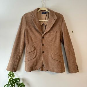 POLO RALPH LAUREN WOOL HERRINGBONE BLAZER